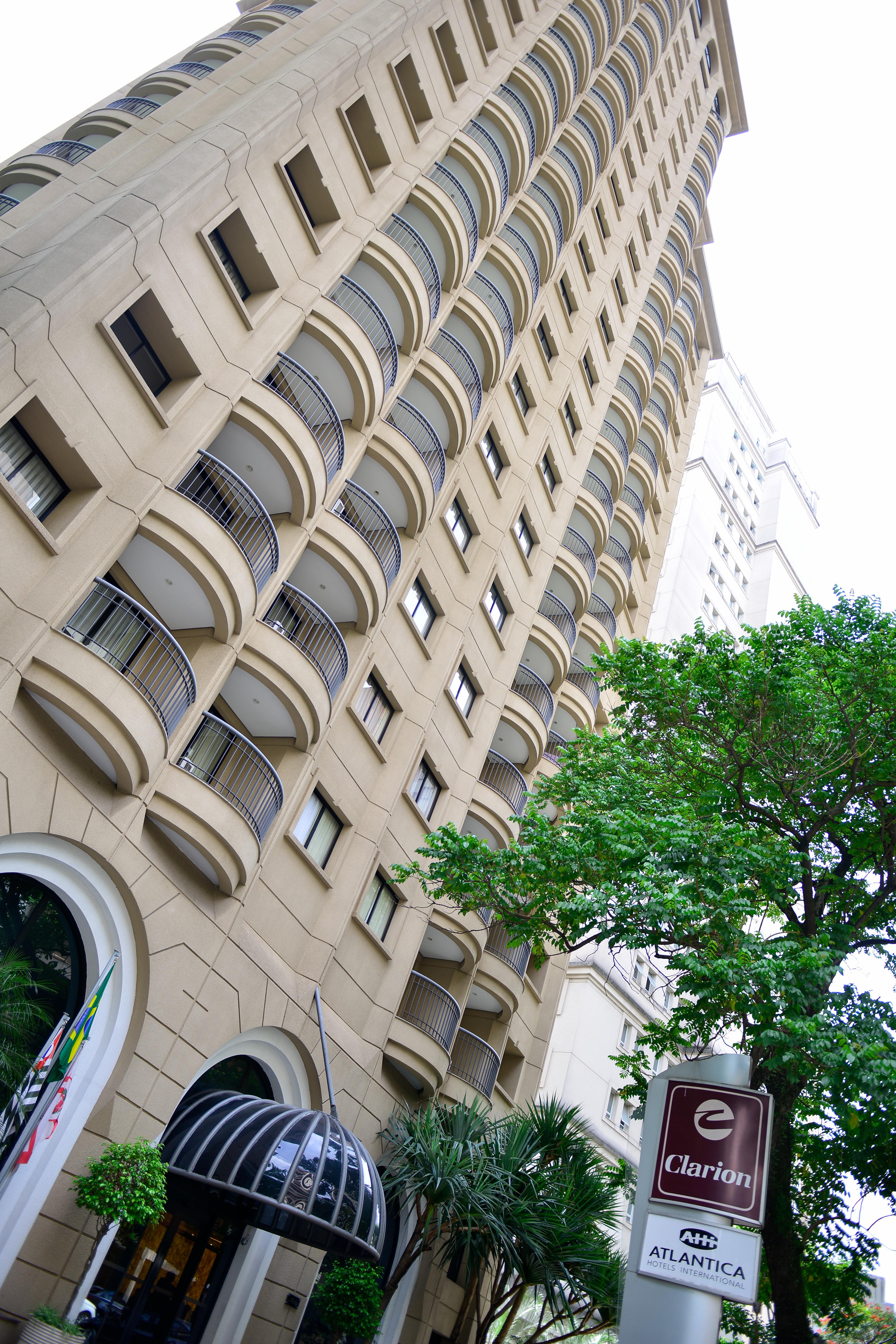 Hotel Clarion Faria Lima São Paulo Zewnętrze zdjęcie The building's facade